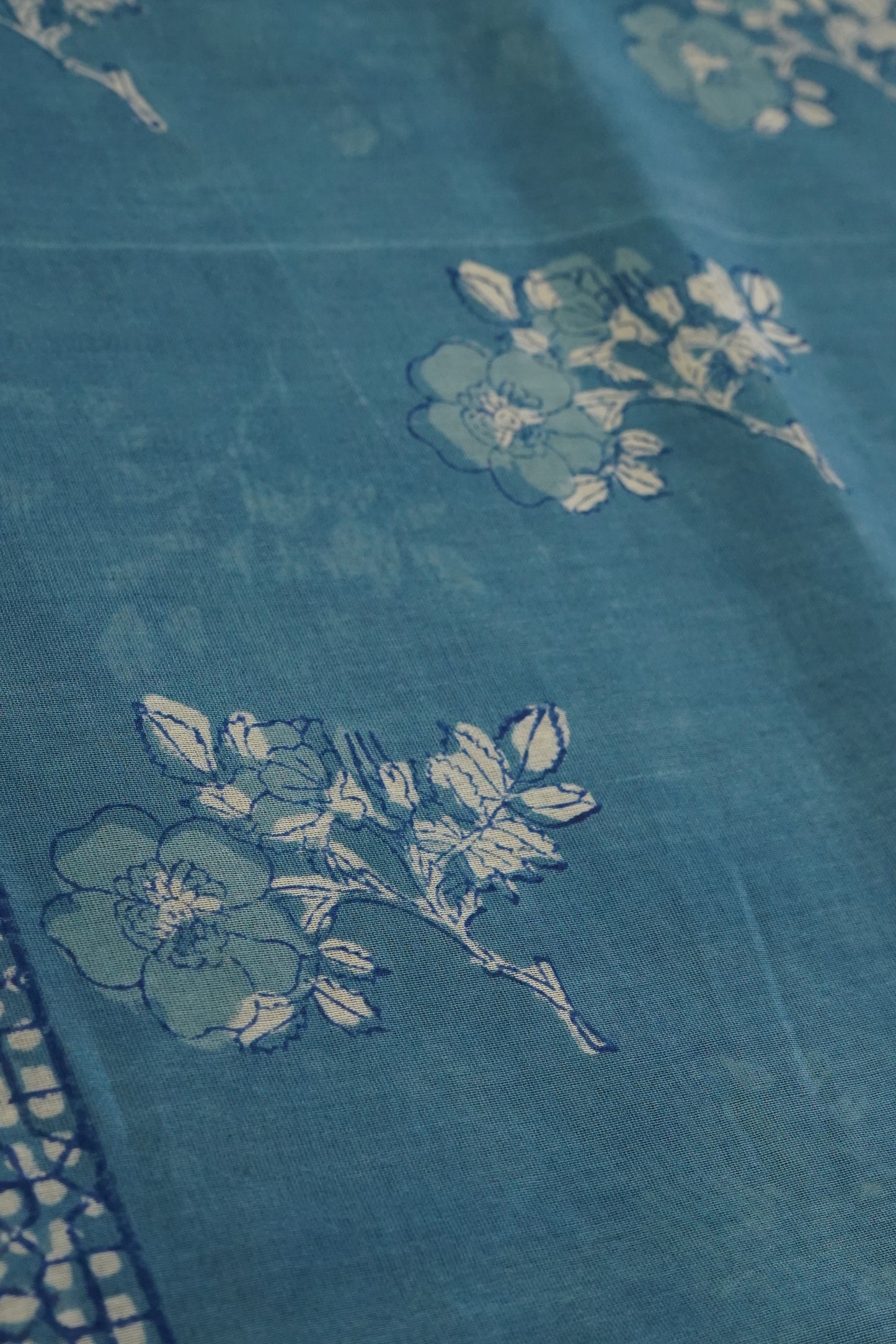 Hand Block Printed Chanderi Silk Cotton Dupatta