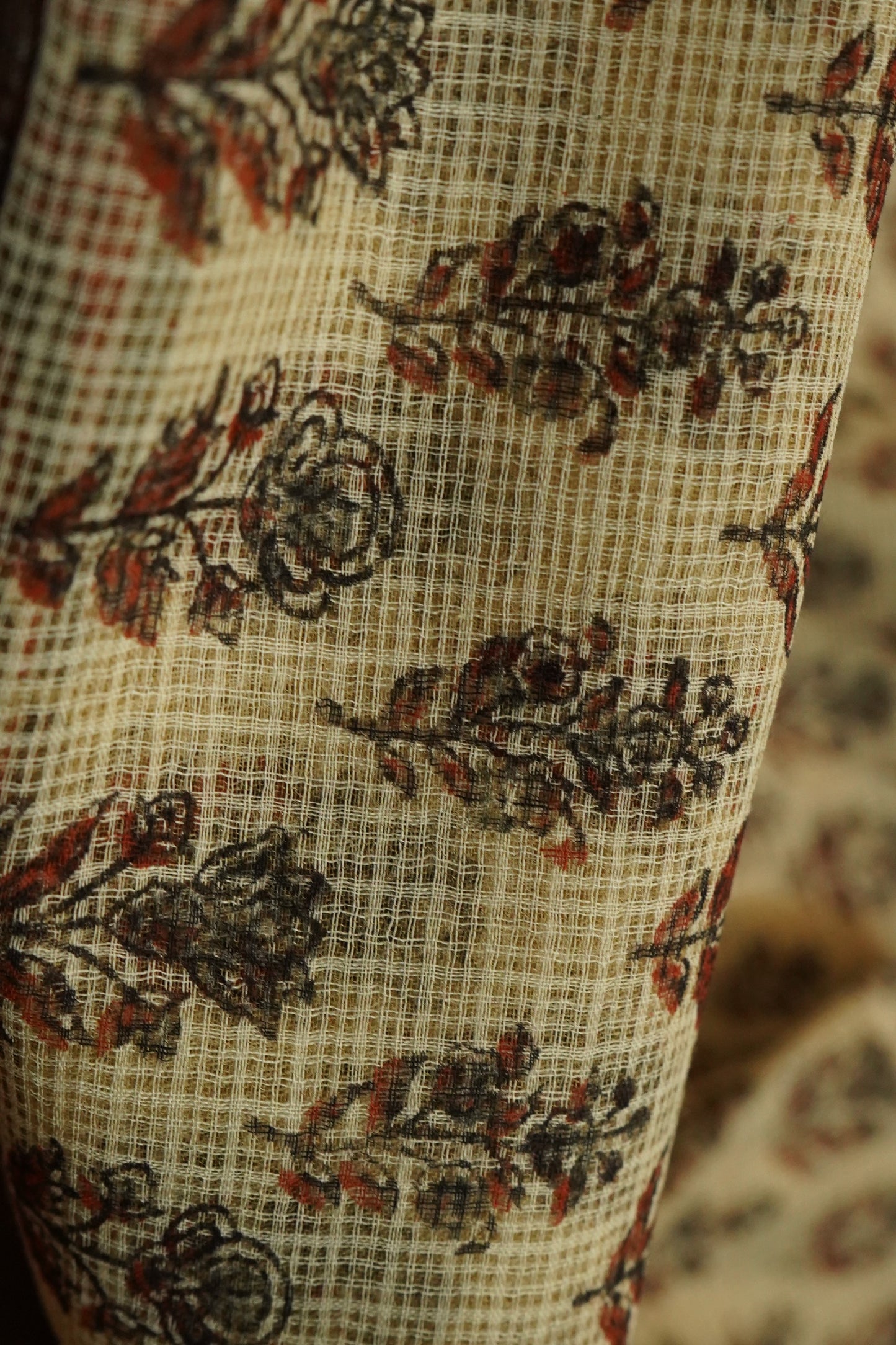 Hand Block Printed Kota Cotton Saree