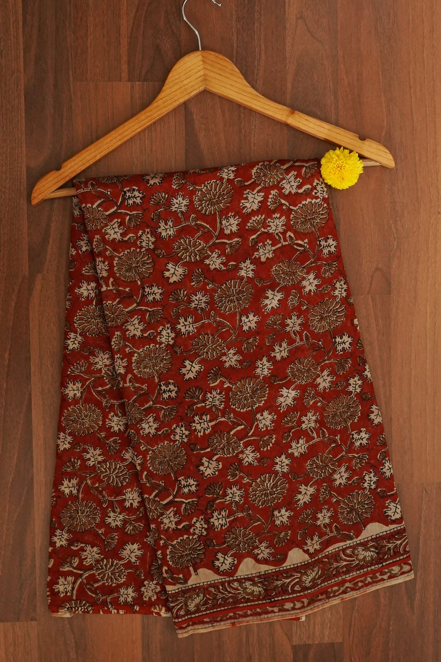 Hand Block Printed Chanderi Silk Cotton Suit Set