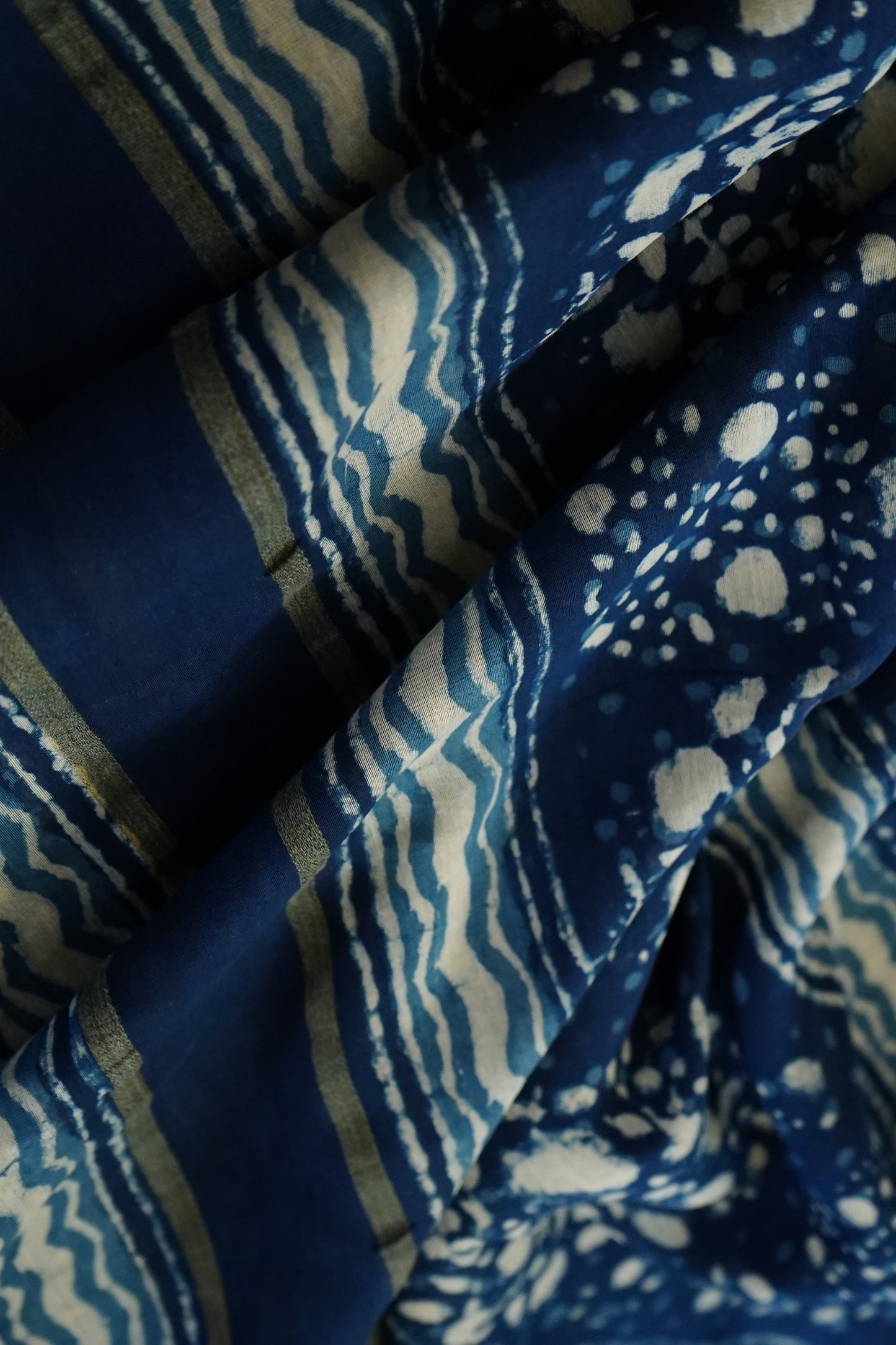 Hand Block Printed Chanderi Silk Cotton Suit Set