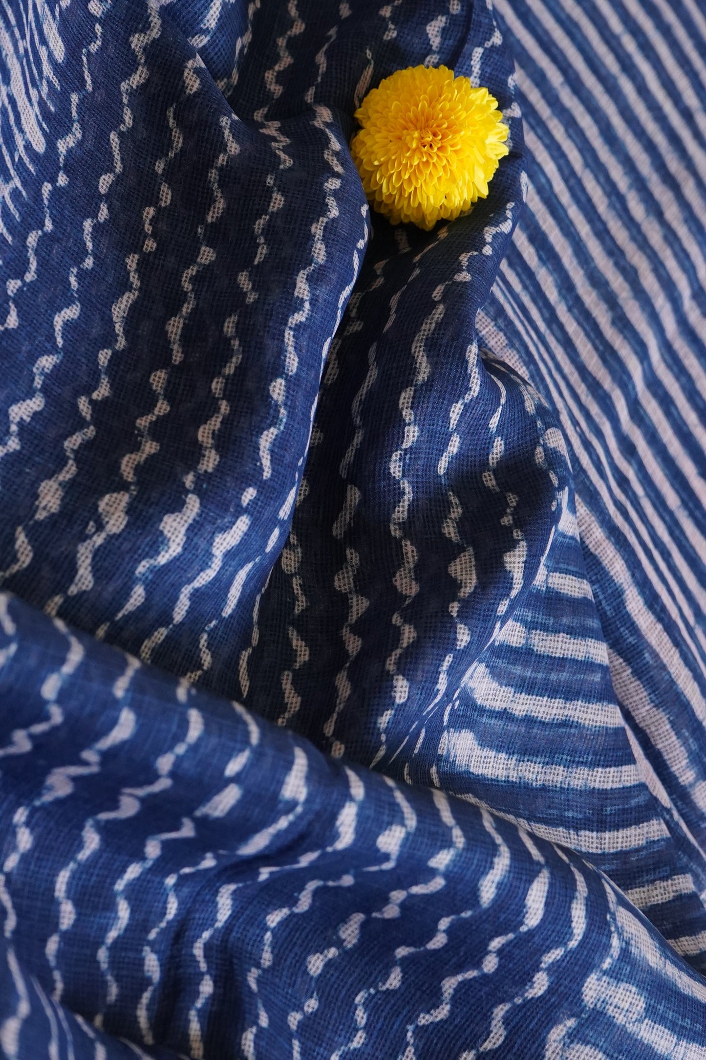 Hand Block Printed Kota Silk Saree