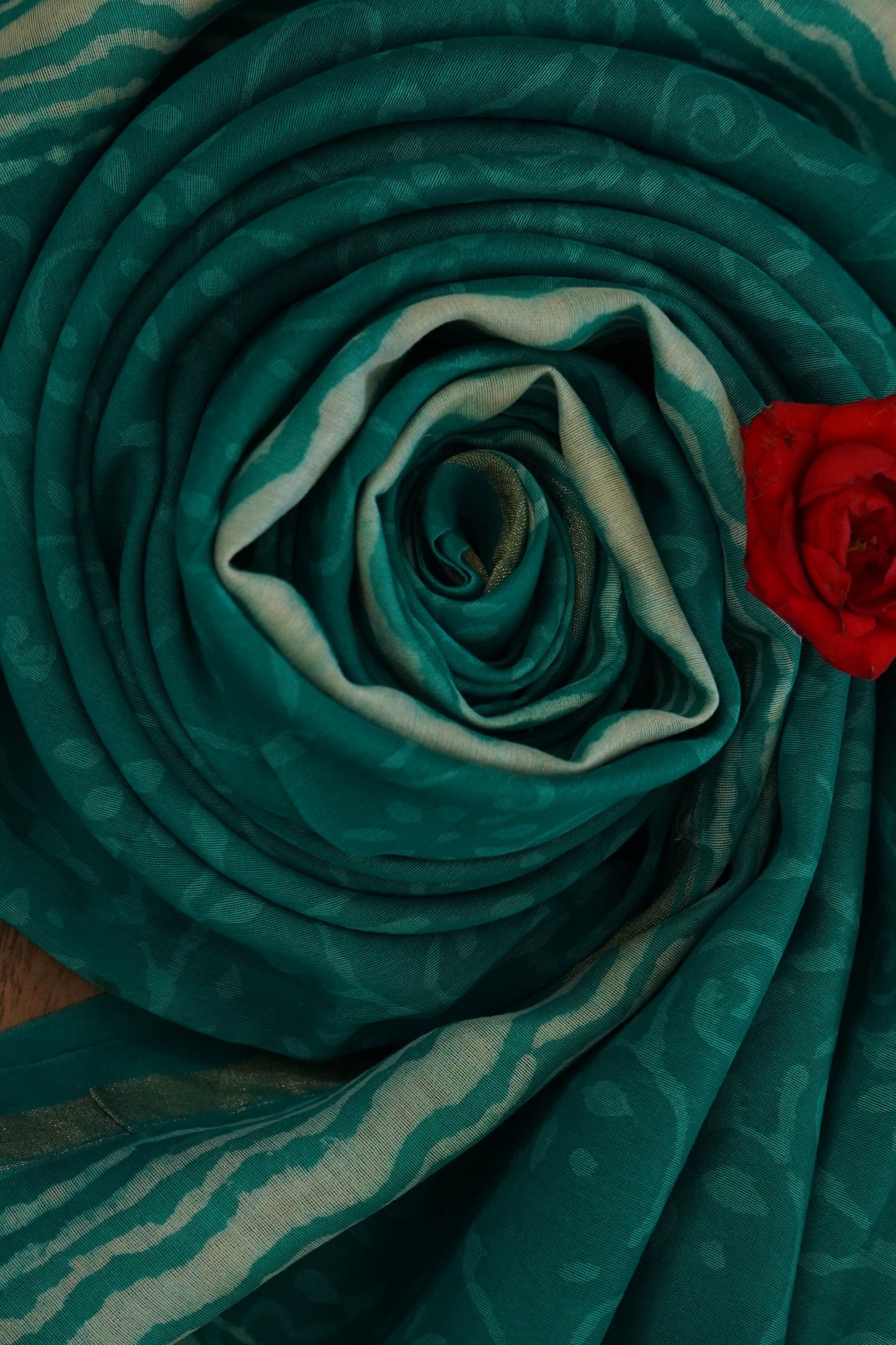 Hand Block Printed Chanderi Silk Cotton Dupatta