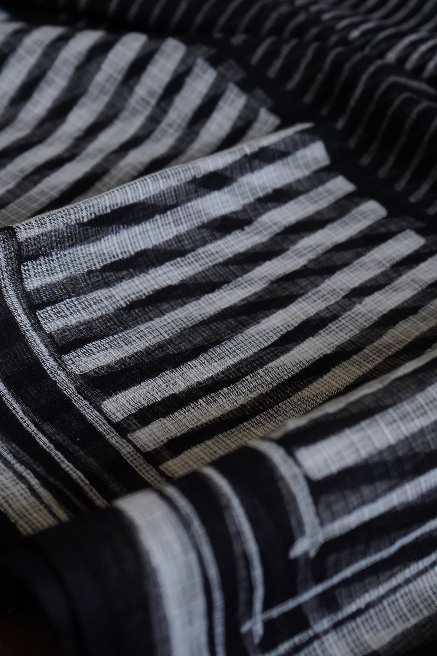 Hand Block Printed Kota Cotton Saree
