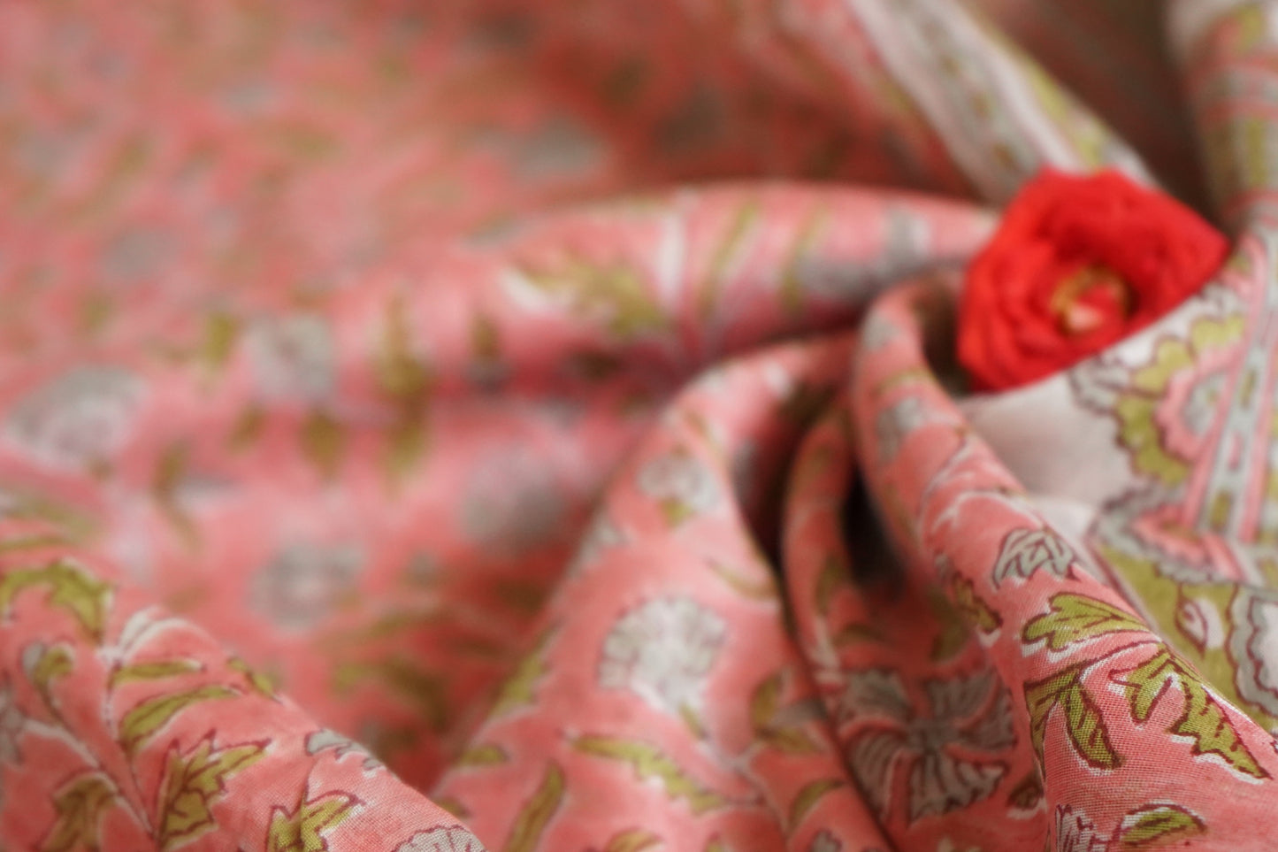 Hand Block Printed Chanderi Silk Cotton Saree