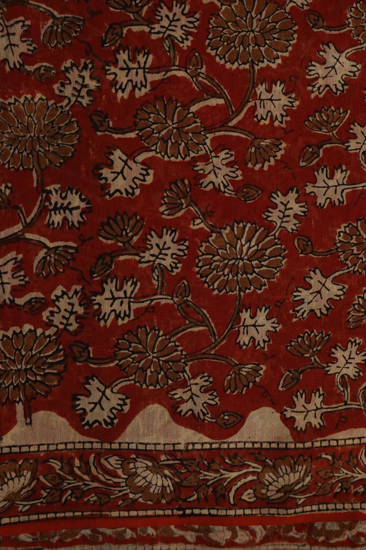 Hand Block Printed Chanderi Silk Cotton Suit Set