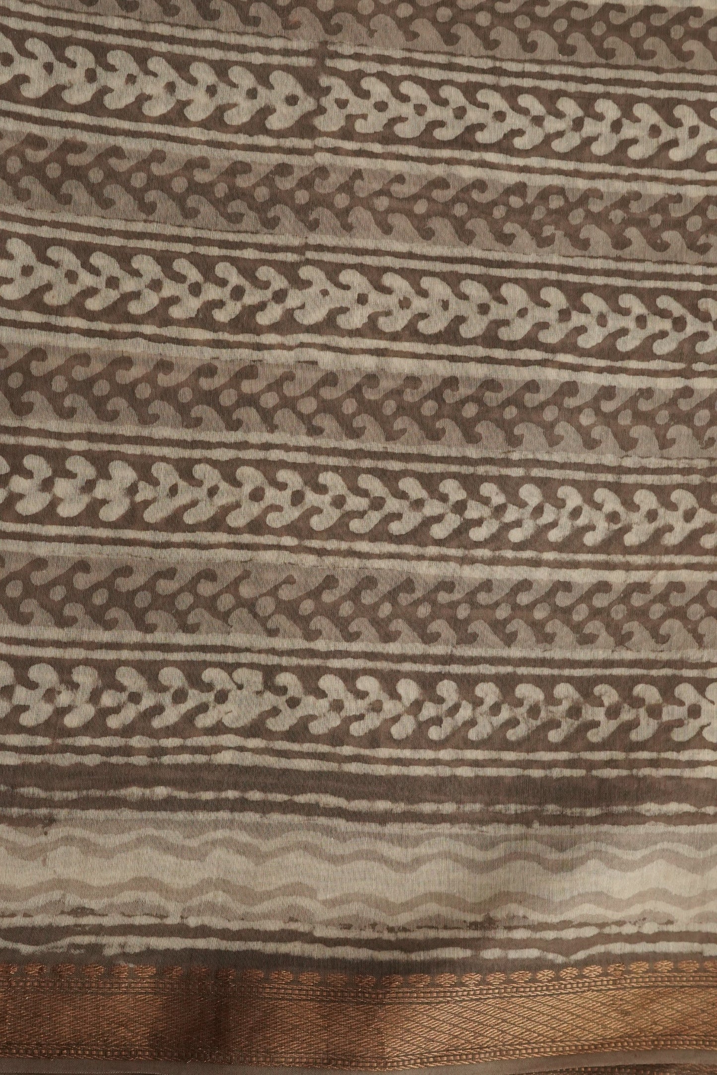 Hand Block Printed Chanderi Silk Cotton Suit Set