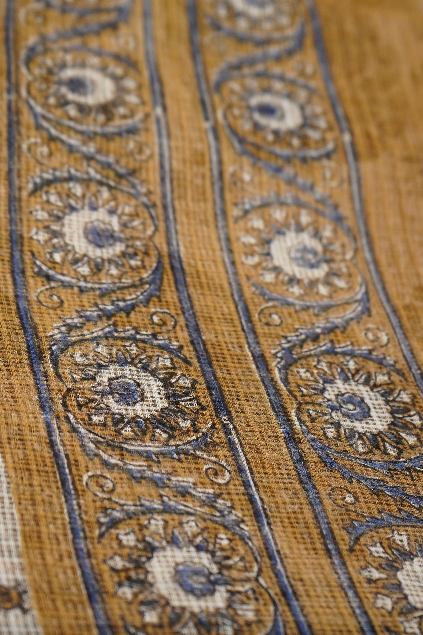 Hand Block Printed Kota Cotton Saree
