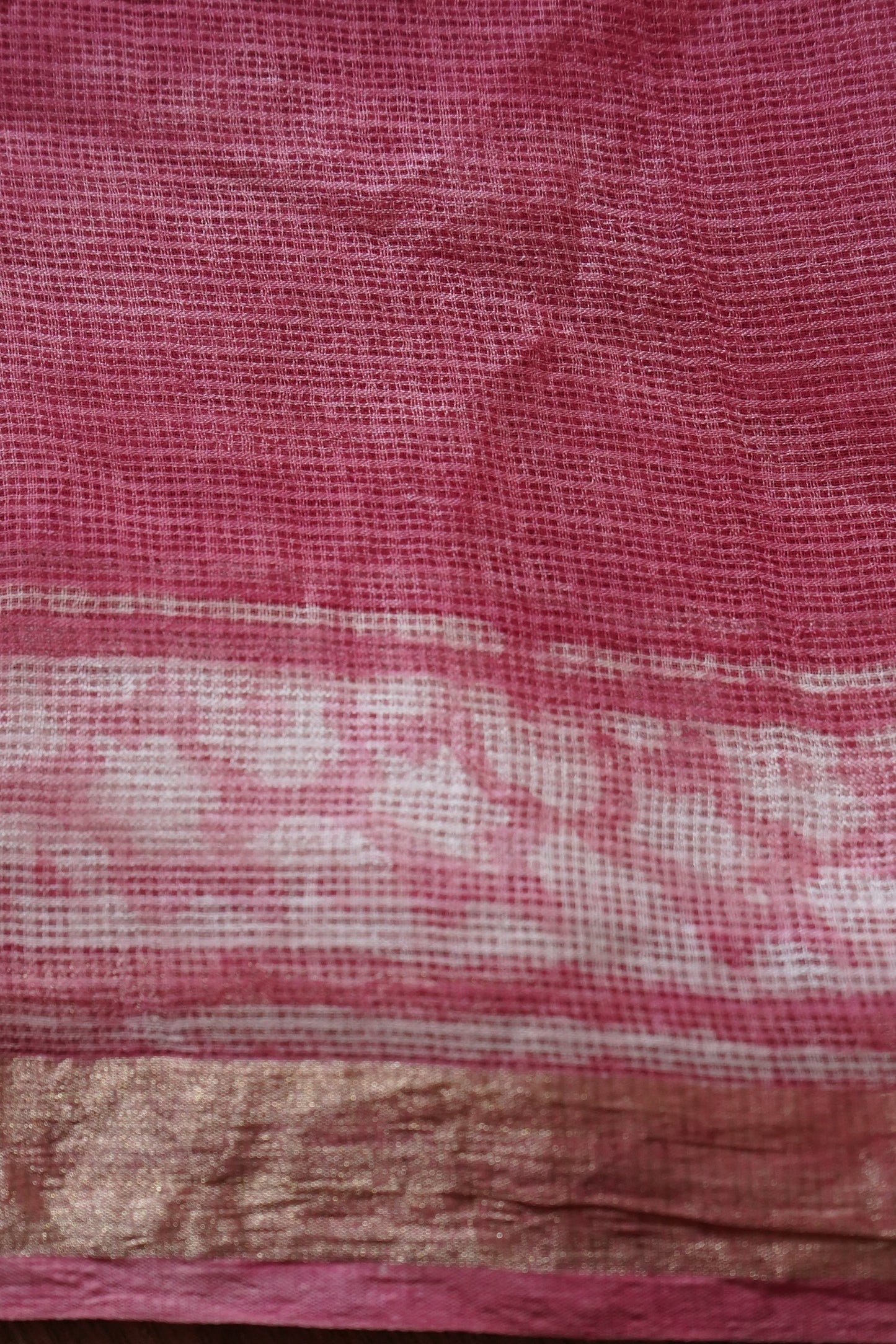 Hand Block Printed Kota Silk Saree