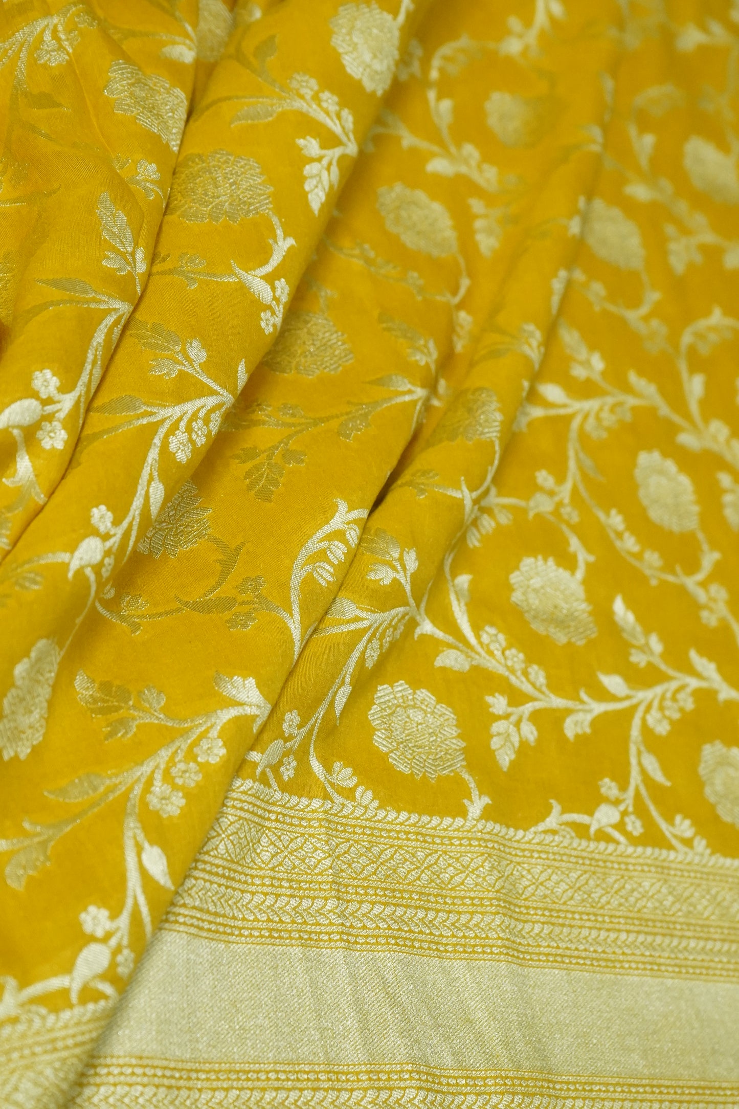 Muga Silk Banarasi Handloom Saree