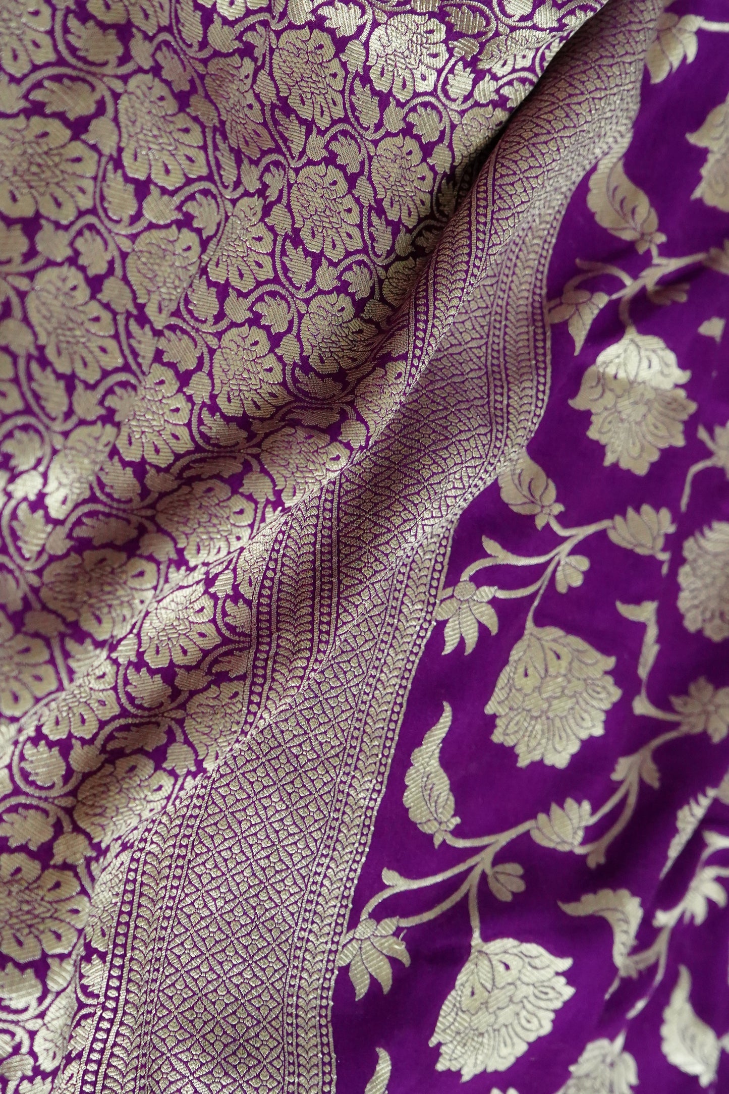 Muga Silk Banarasi Handloom Saree