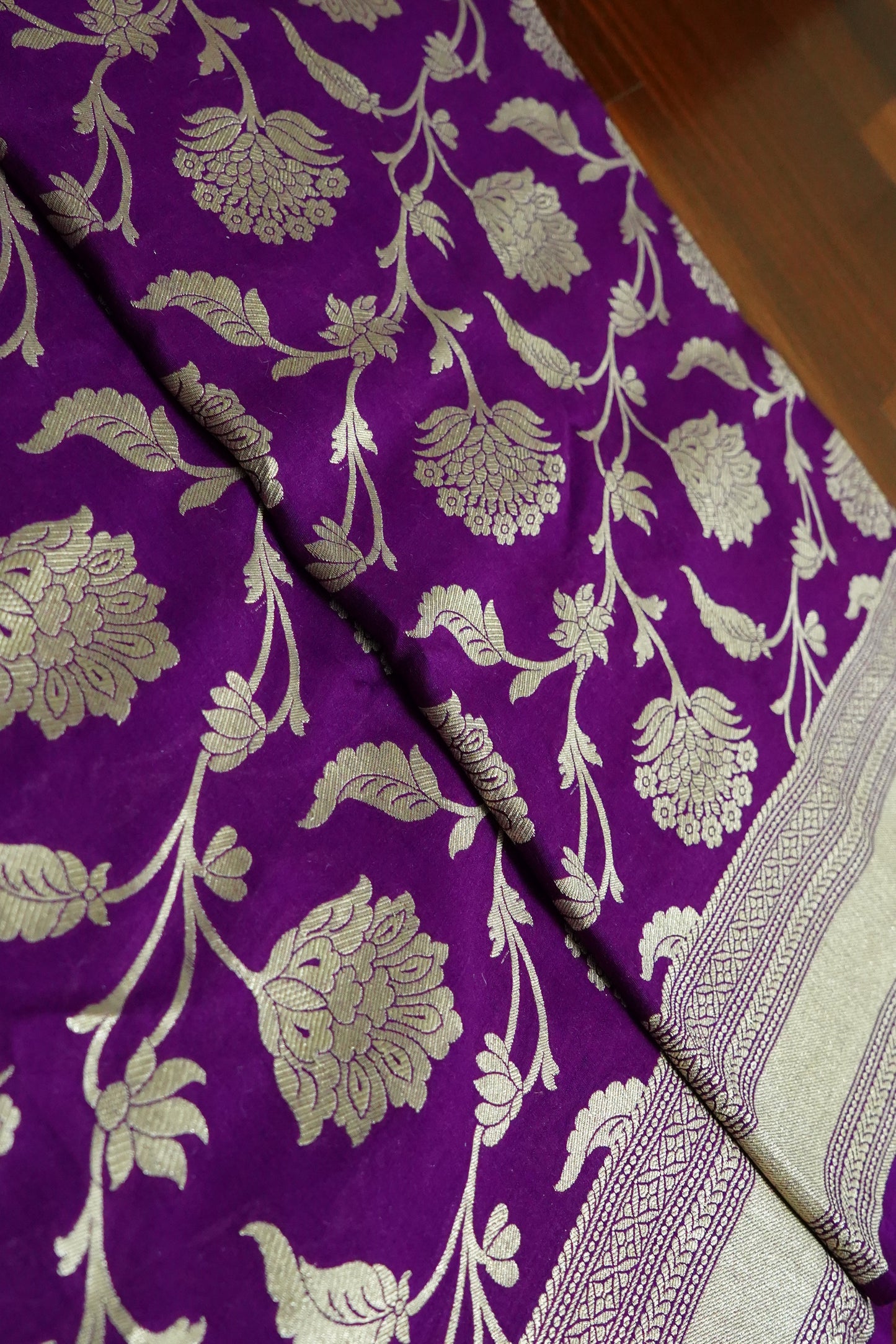 Muga Silk Banarasi Handloom Saree