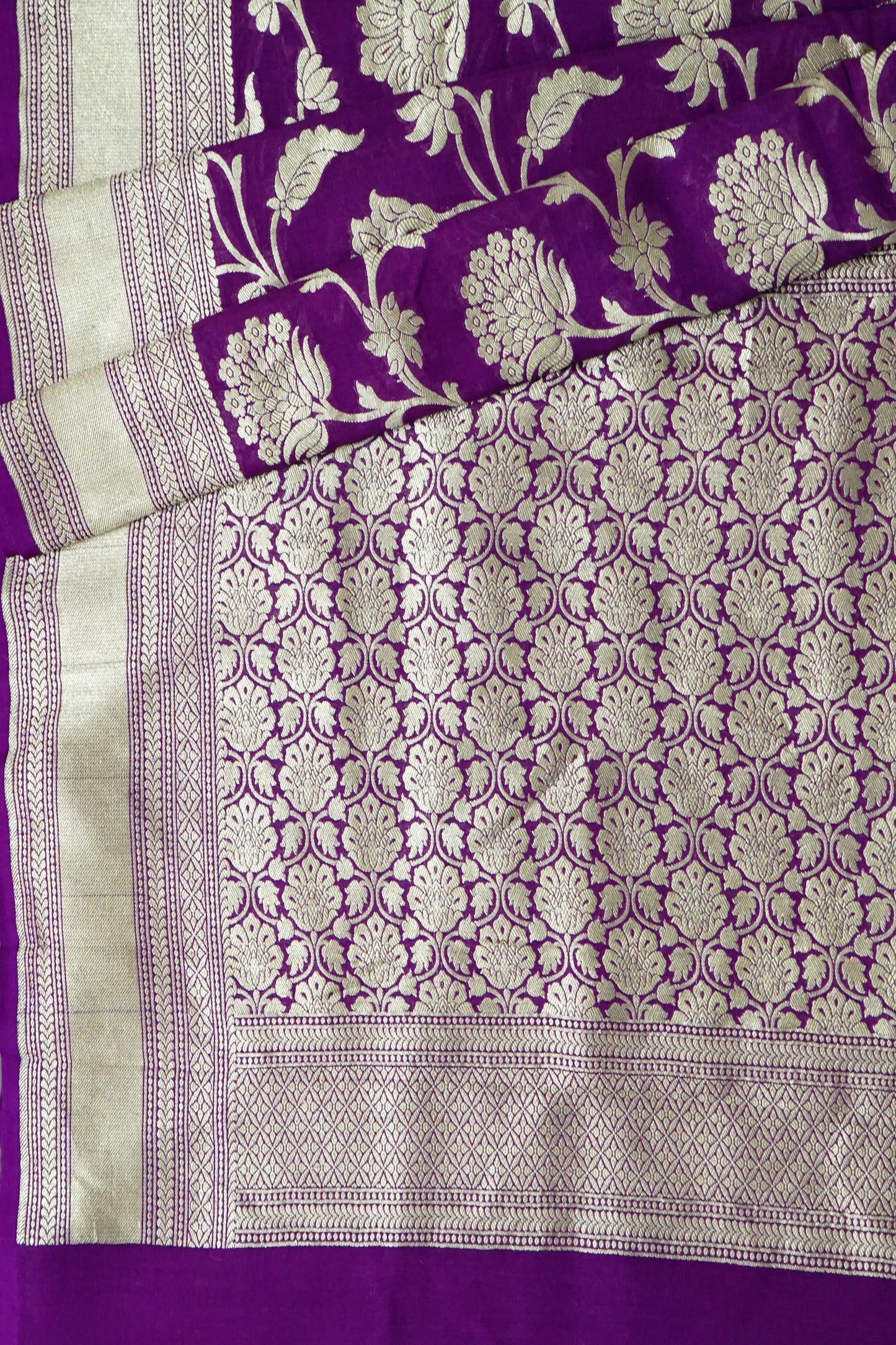 Muga Silk Banarasi Handloom Saree