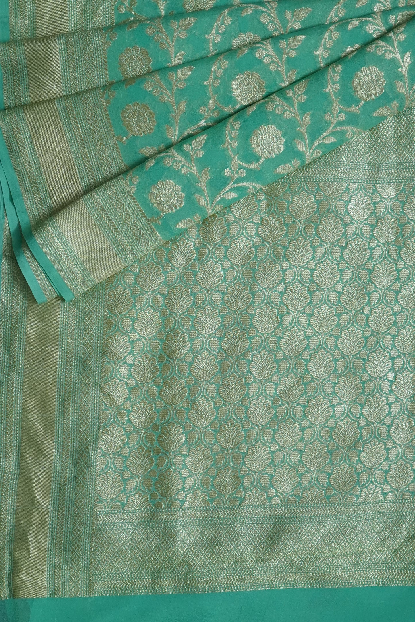 Georgette Banarasi Handloom Saree