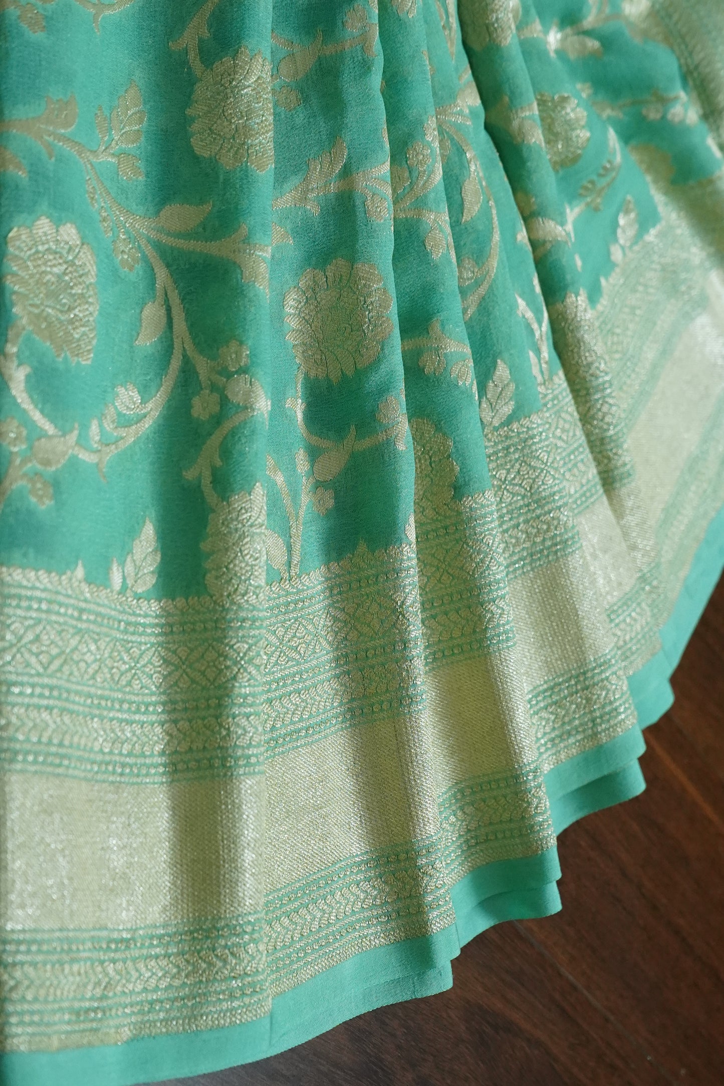 Georgette Banarasi Handloom Saree