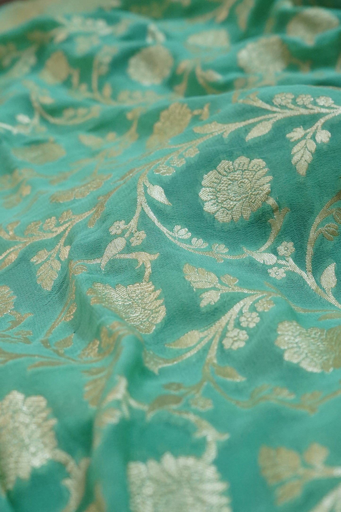 Georgette Banarasi Handloom Saree