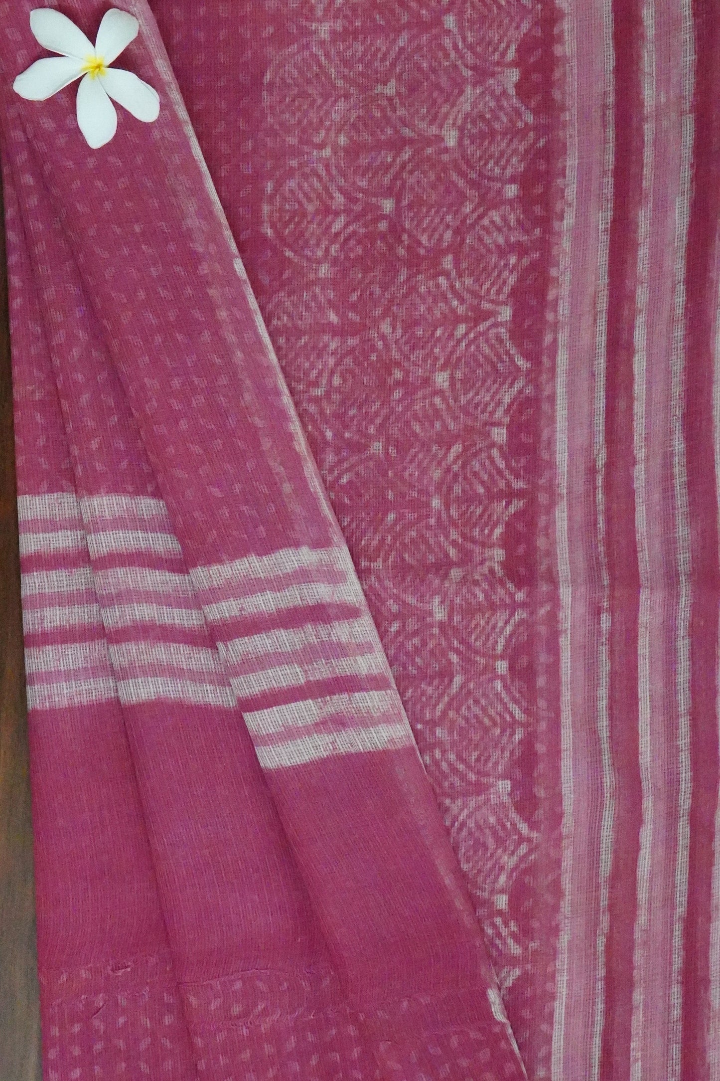 Hand Block Printed Kota Cotton Saree