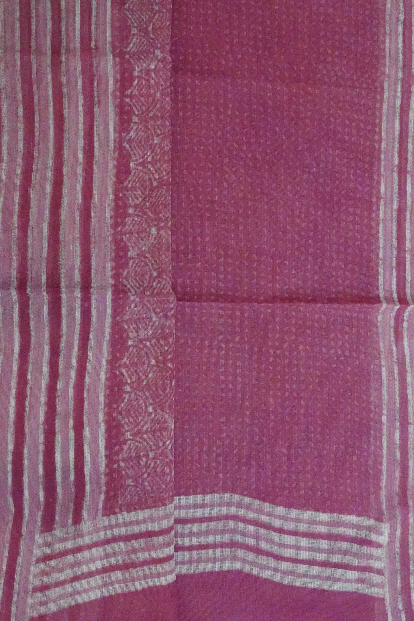 Hand Block Printed Kota Cotton Saree