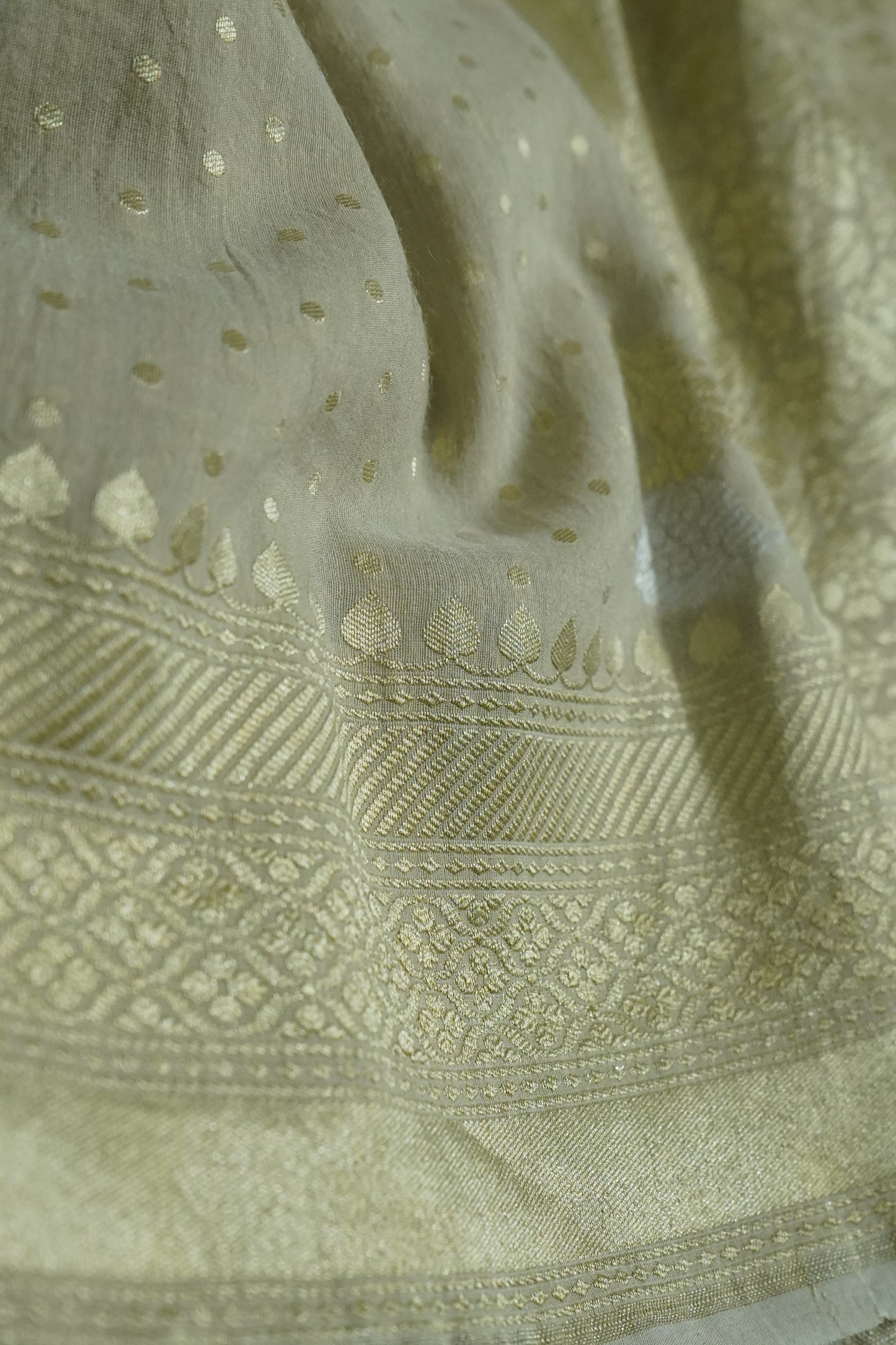 Muga Silk Banarasi Handloom Saree