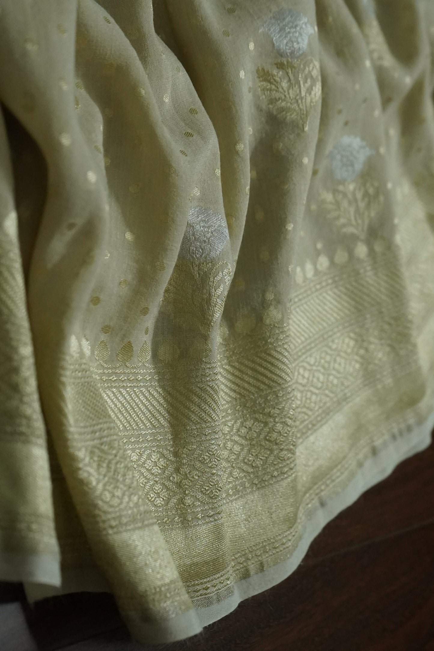 Muga Silk Banarasi Handloom Saree