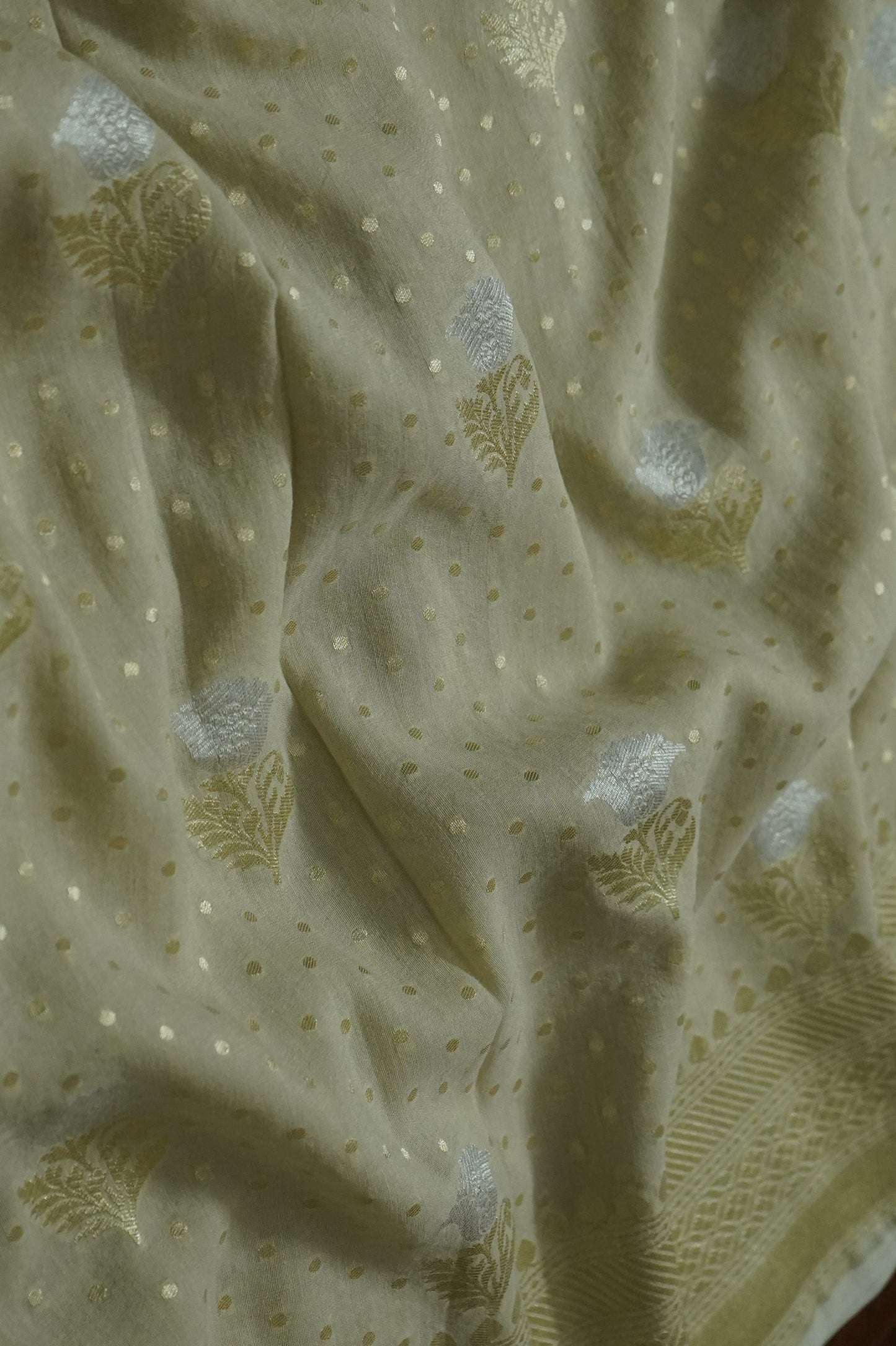 Muga Silk Banarasi Handloom Saree