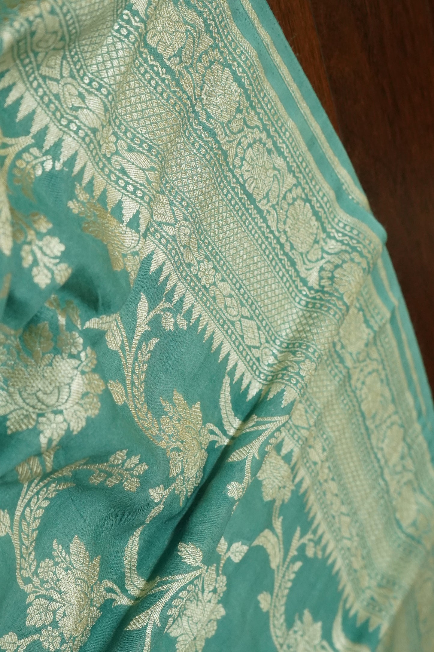 Muga Silk Banarasi Handloom Saree