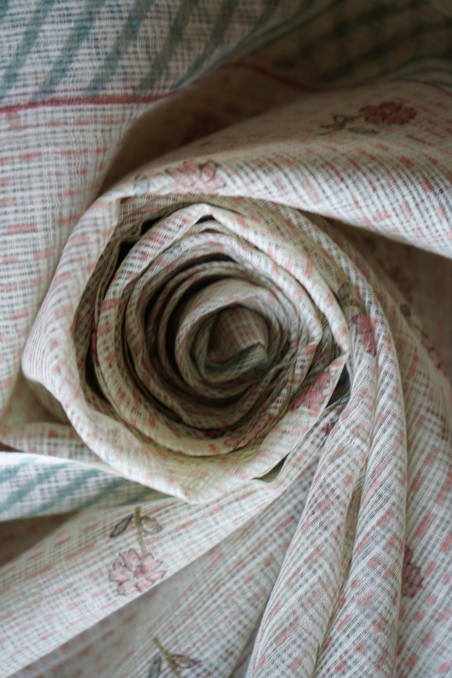 Hand Block Printed Kota Cotton Dupatta
