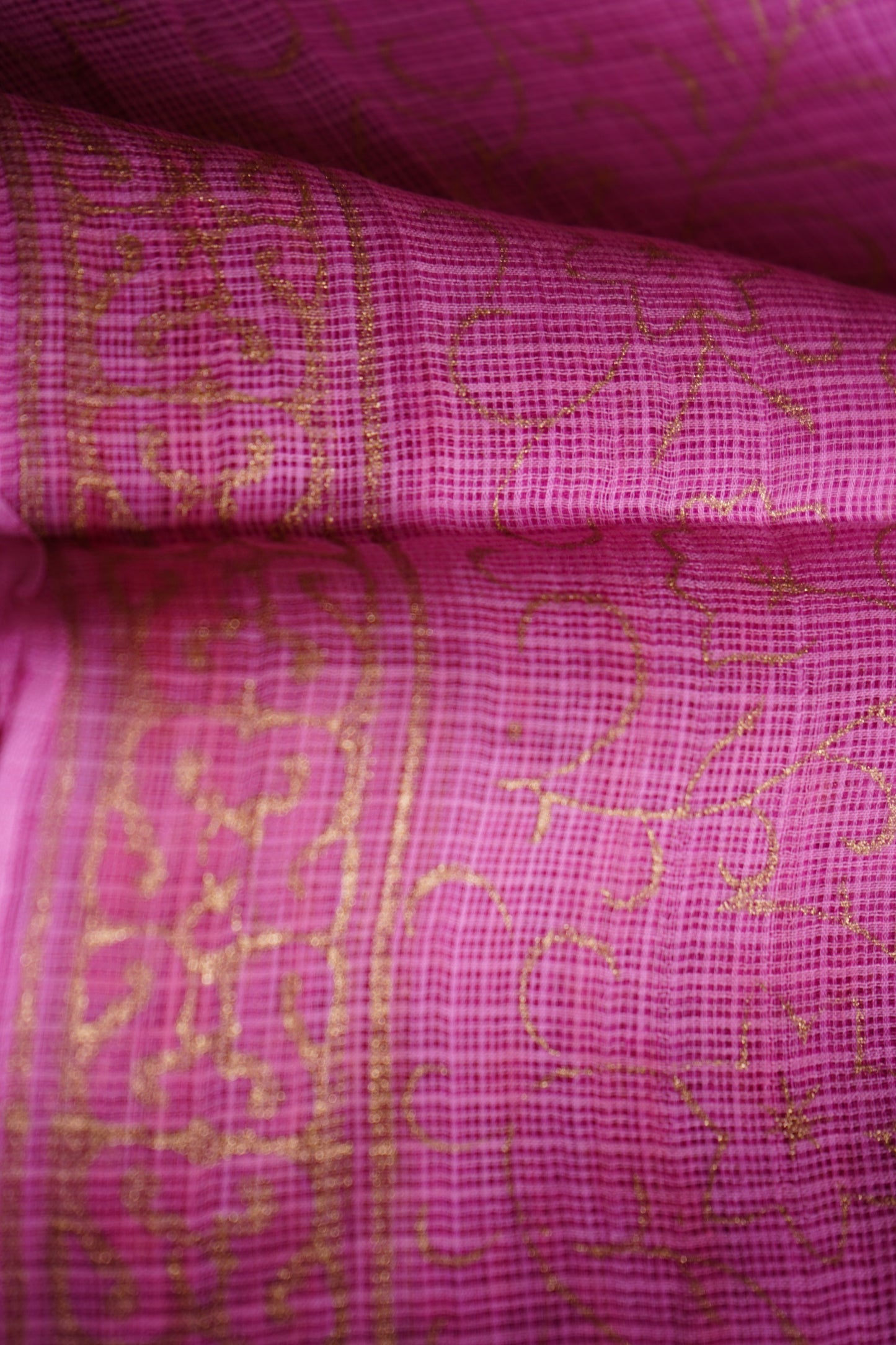 Hand Block Printed Kota Cotton Dupatta