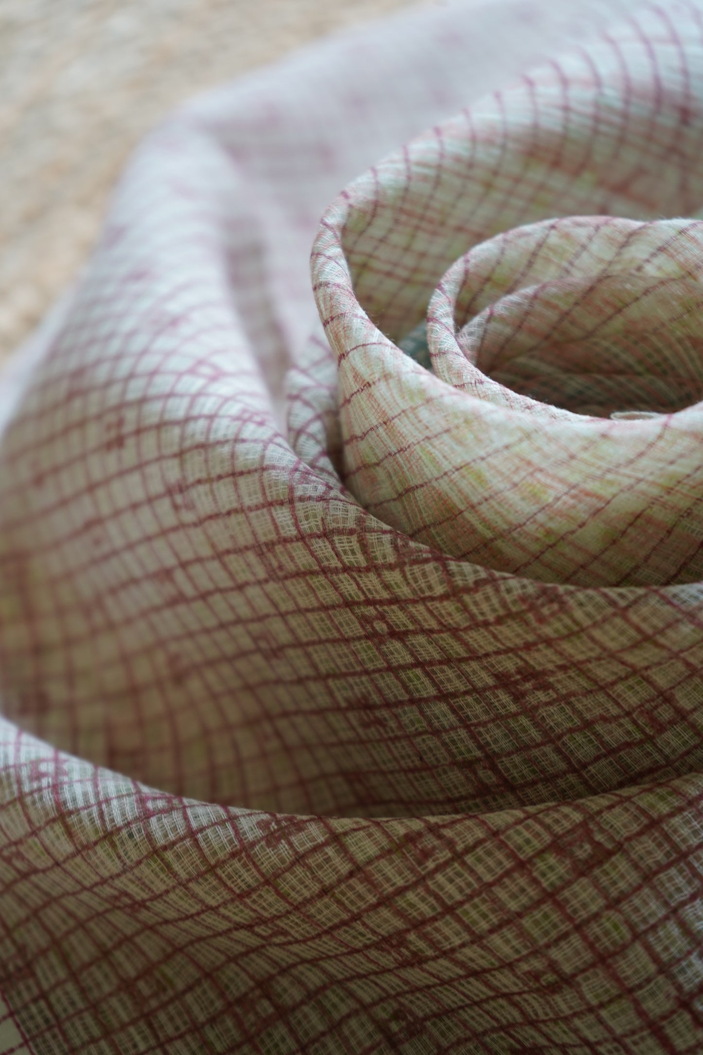 Hand Block Printed Kota Cotton Dupatta