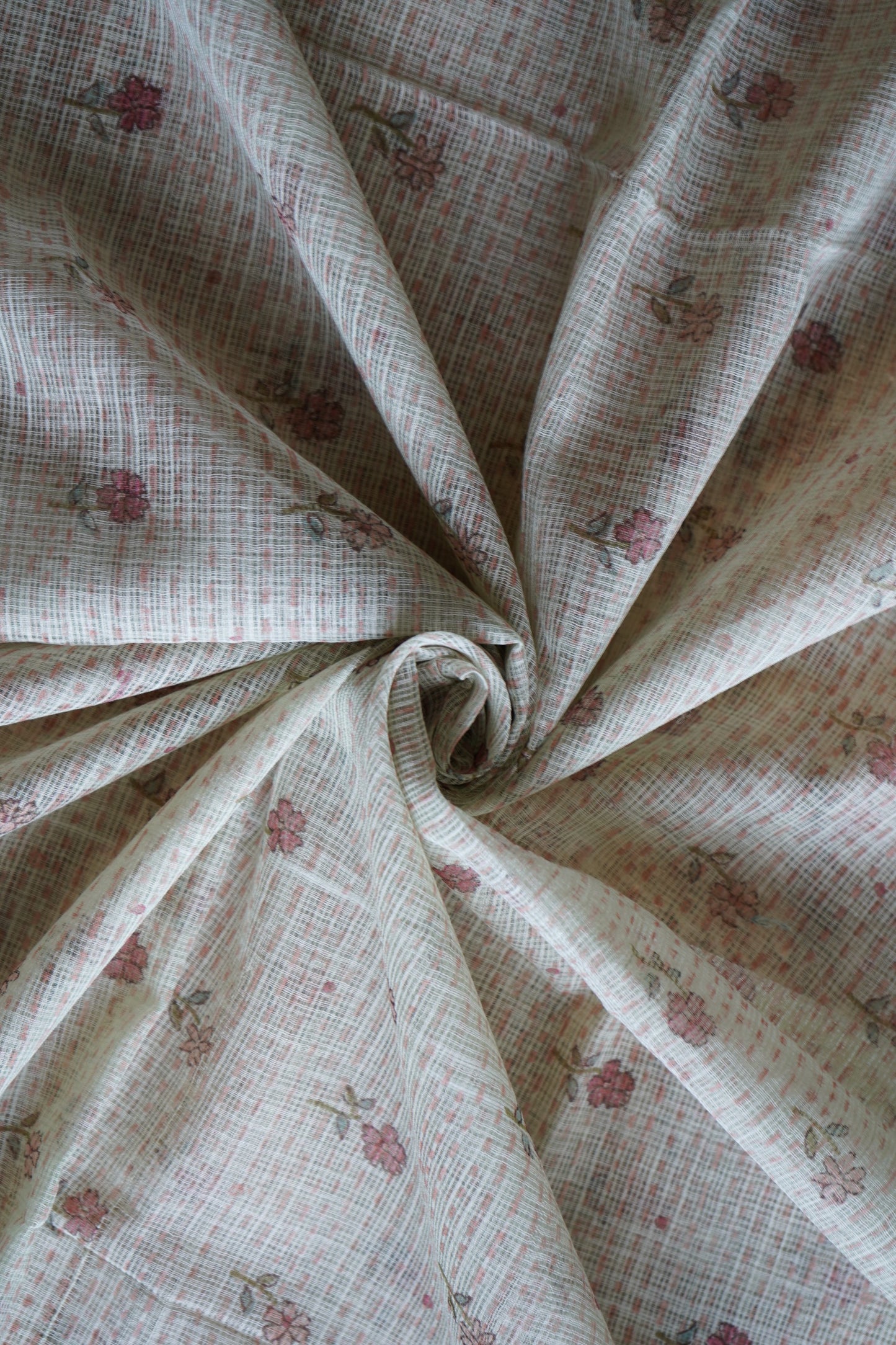 Hand Block Printed Kota Cotton Dupatta