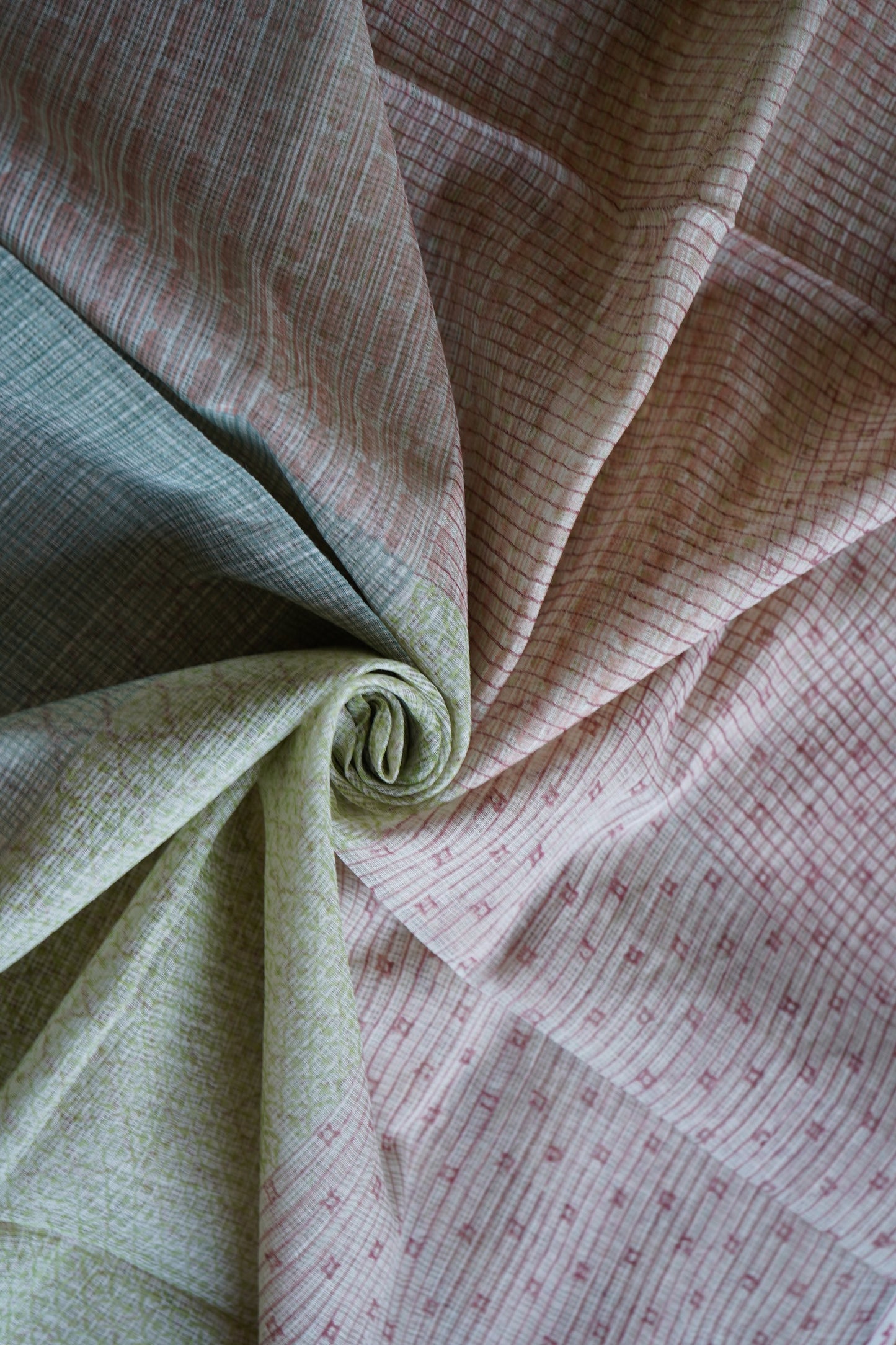 Hand Block Printed Kota Cotton Dupatta
