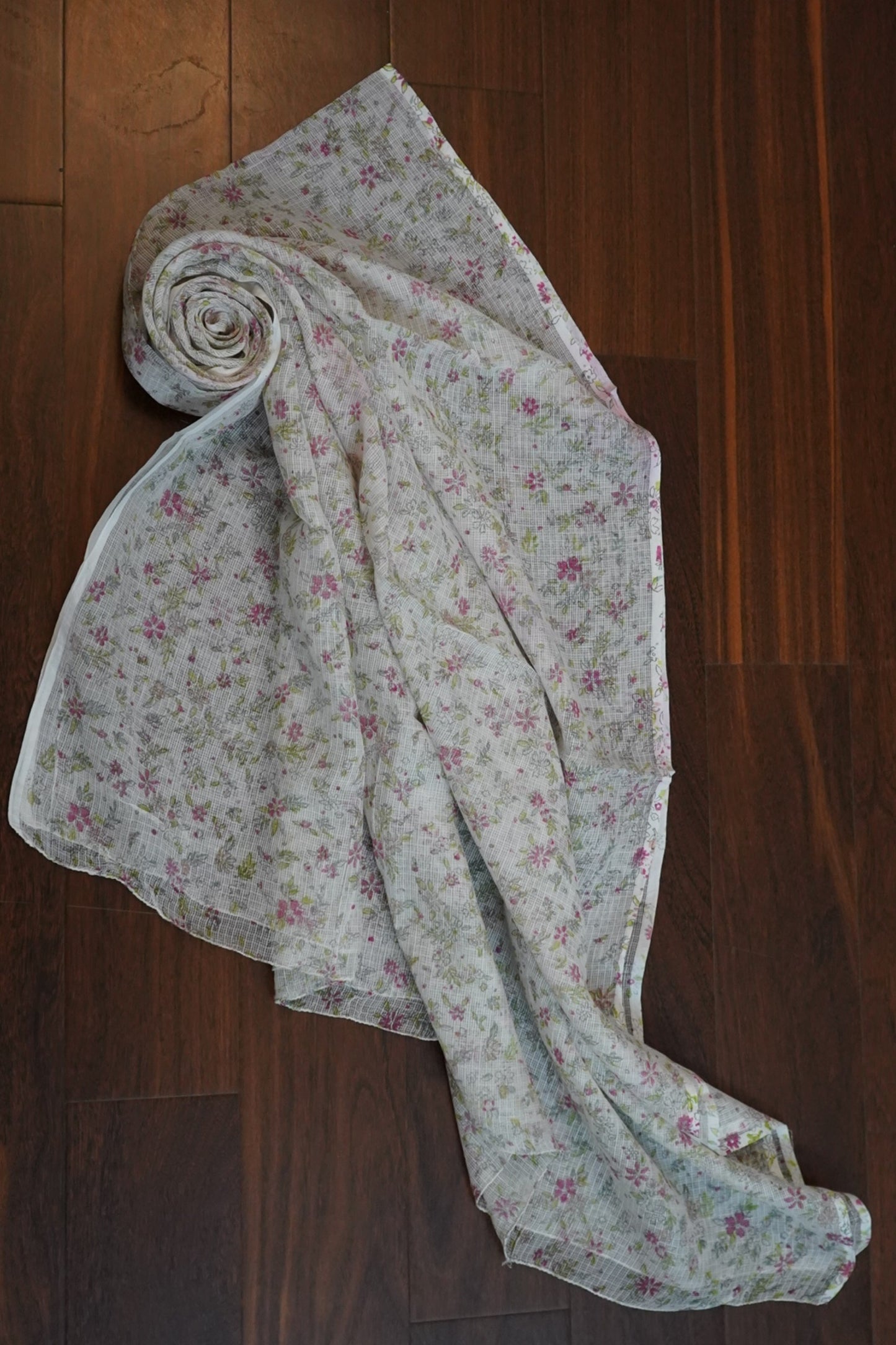 Hand Block Printed Kota Cotton Dupatta