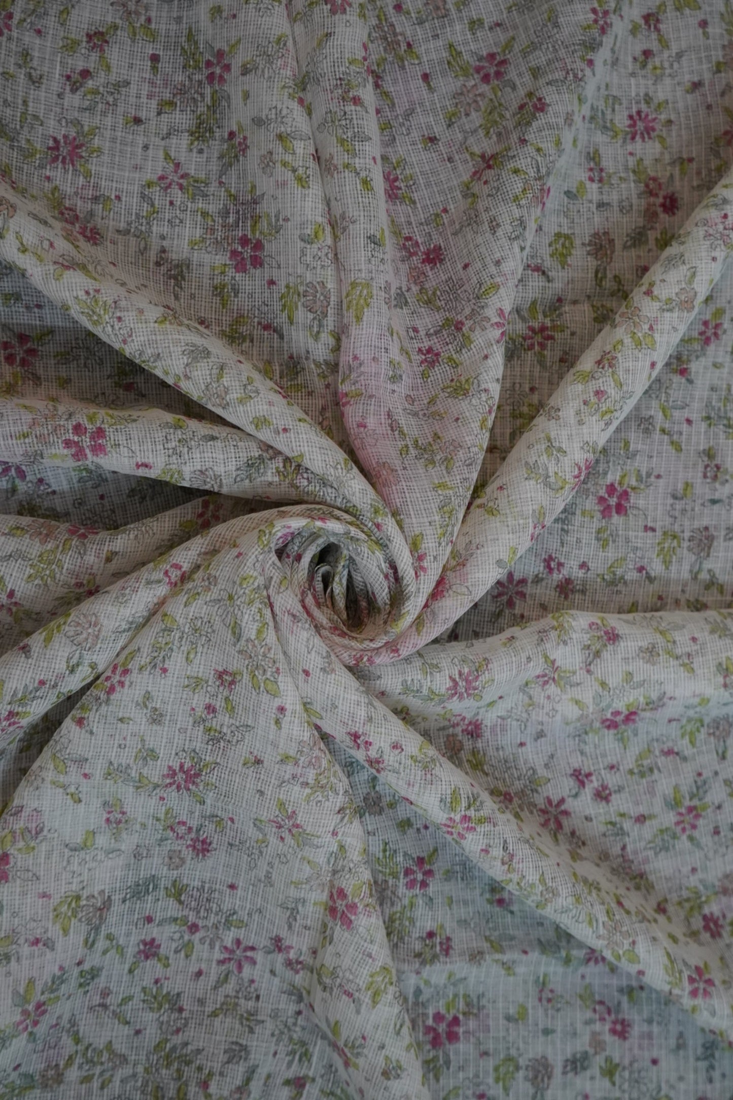 Hand Block Printed Kota Cotton Dupatta