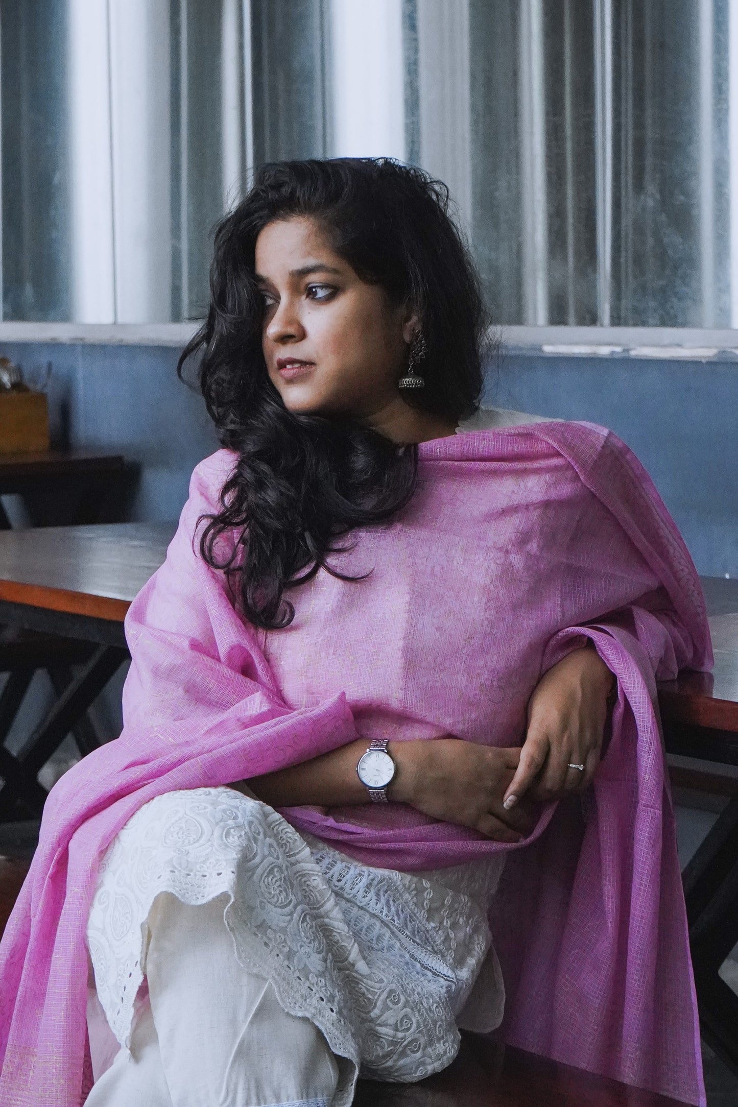 Hand Block Printed Kota Cotton Dupatta