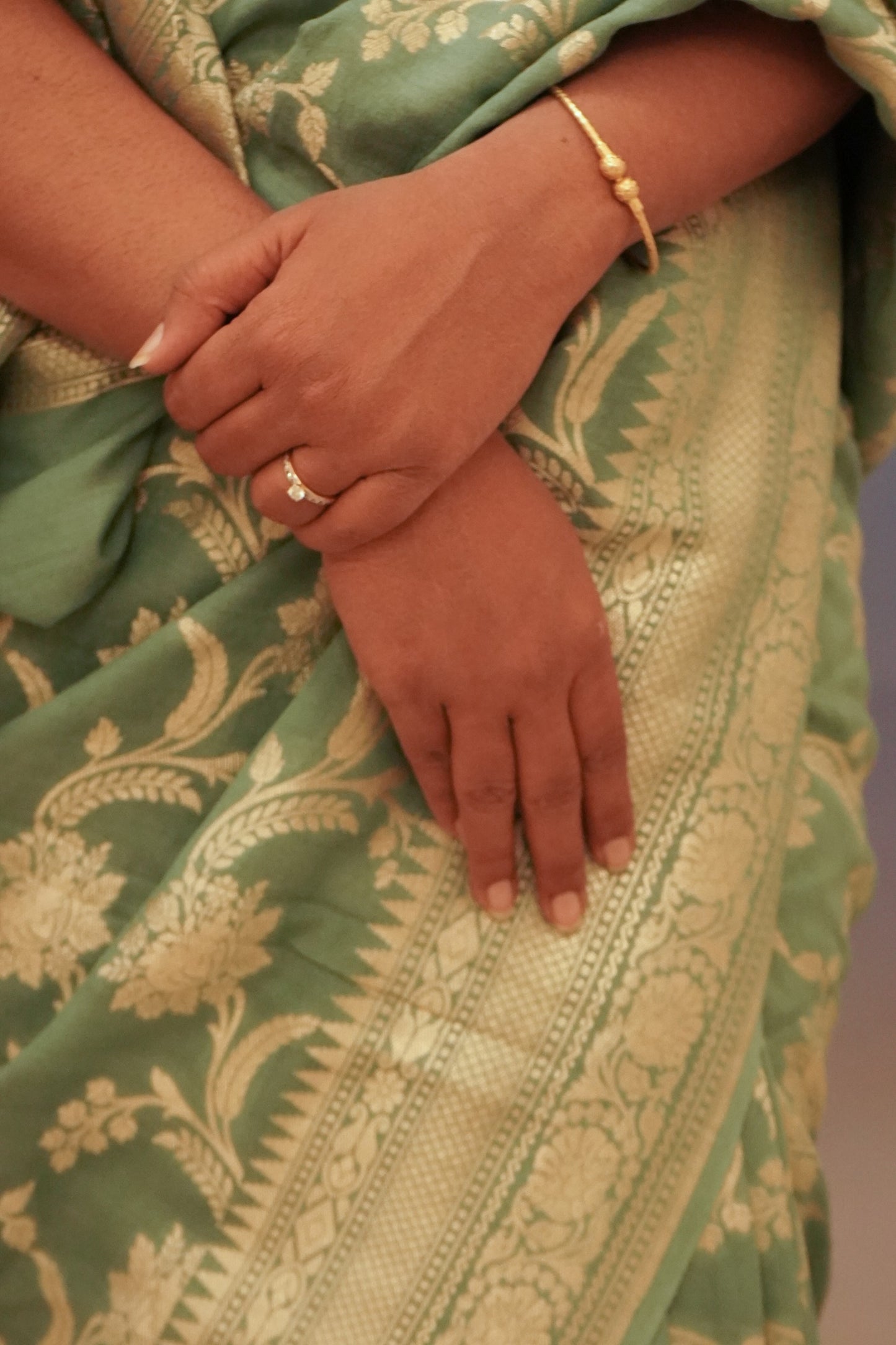 Muga Silk Banarasi Handloom Saree