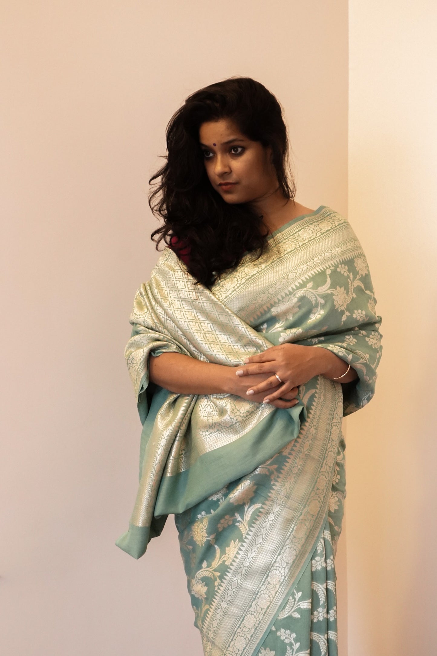 Muga Silk Banarasi Handloom Saree