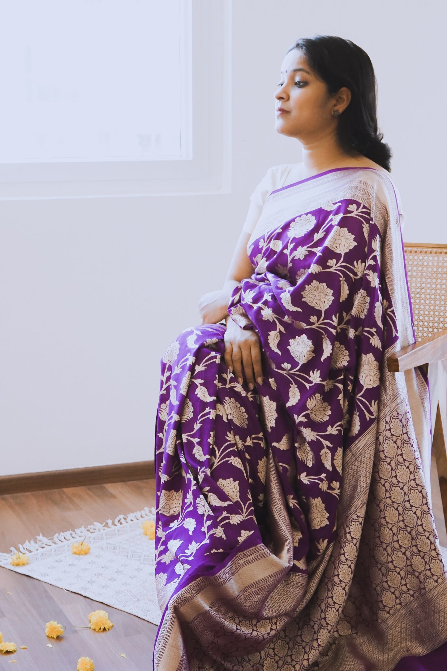 Muga Silk Banarasi Handloom Saree