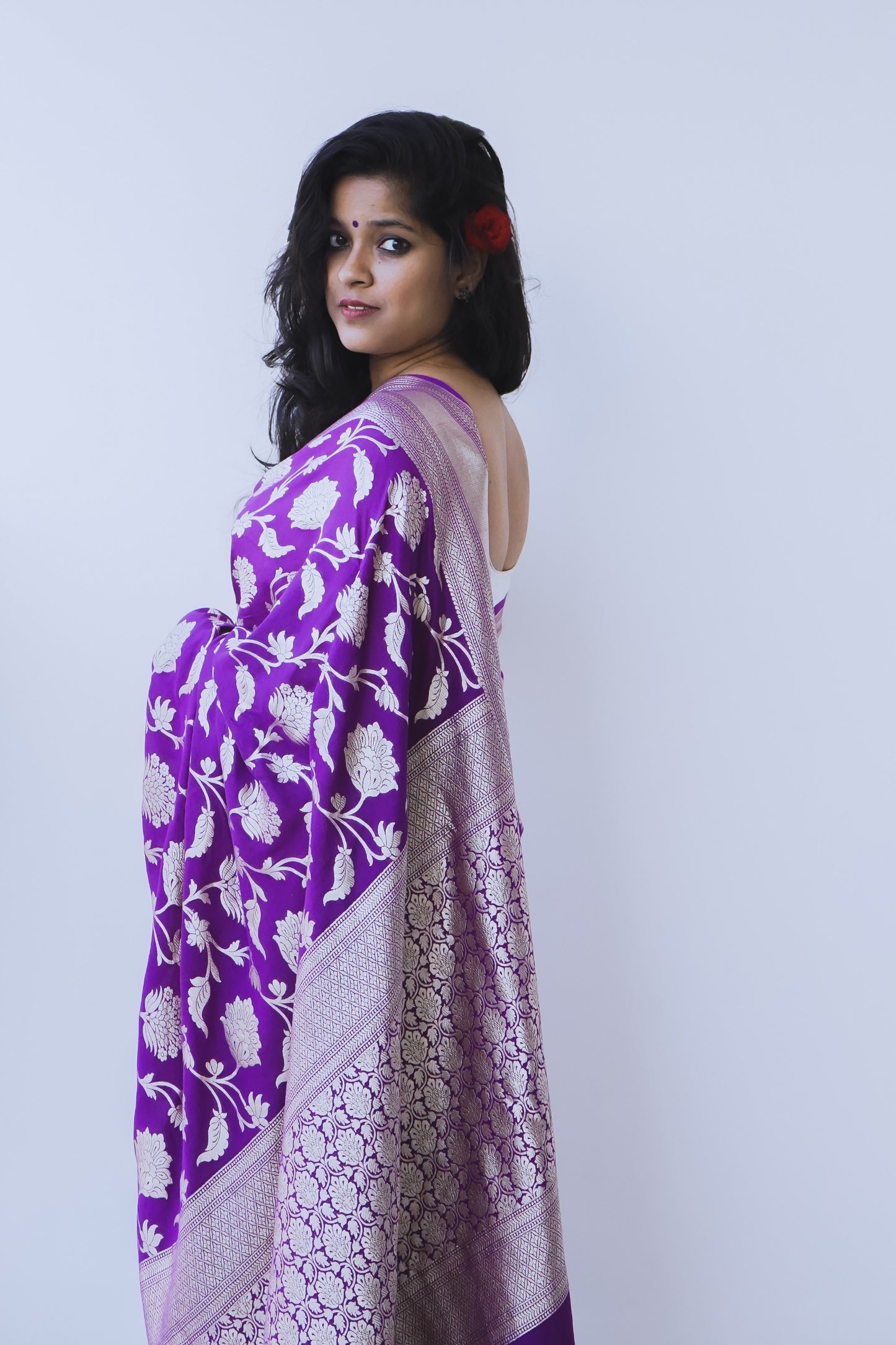 Muga Silk Banarasi Handloom Saree