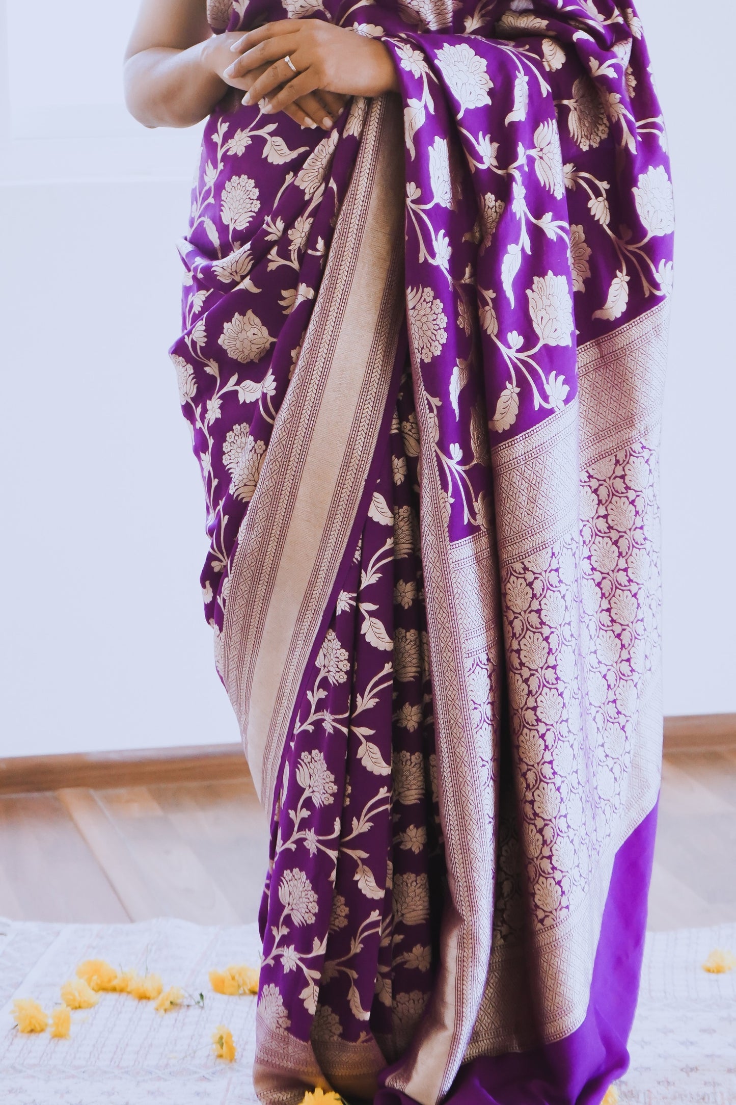Muga Silk Banarasi Handloom Saree