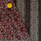Hand Block Printed Chanderi Silk Cotton Saree