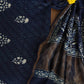 Hand Block Printed Chanderi Silk Cotton Suit Set