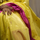 Yellow Pink Pure Pattu Silk Chanderi Saree
