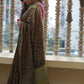 Ajrakh-Inspired Handblock Printed Chanderi Cotton Saree with Zari Border