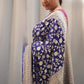 Royal Blue Pure Khaddi Georgette Banarasi Saree with Handwoven Zari Jaal