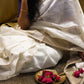White Pure Pattu Silk Chanderi Saree