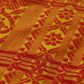 Yellow Pure Cotton Bengal Handloom Saree with Red Border