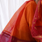 Chettinad Cotton Orange, Yellow Red Saree