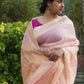Pure Kora Silk Saree with Woven Border