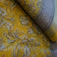 Yellow Handblock Printed Kota Silk Saree
