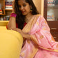 Light Pink Pure Silk Chanderi Saree