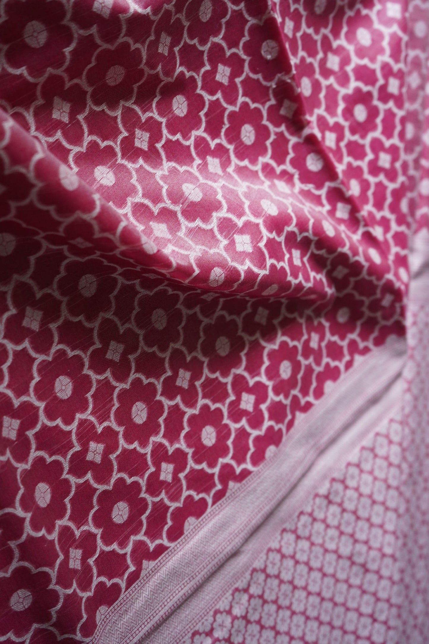 Banarasi Woven Cotton Saree with Resham work